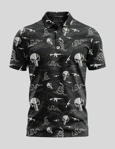 Don't Tread On Me Polo Golf Polo Greater Half S
